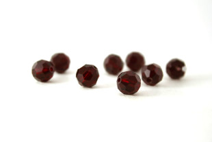 Бусины Чехия "PRECIOSA" бусины 451-19-602 6 мм 12 шт красный/siam