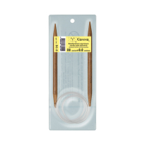 Спицы  GAMMA круговые BC- D бамбук d 8. 0 мм 80 см карамельные