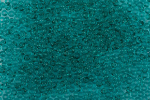 Бисер Чехия круглый 08/ 0 311- 19001 2, 9 мм 50г 60210 изумрудный прозрачный