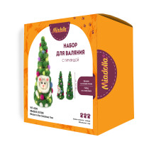 " Miadolla" WT- 0209 " Мышка в елке" набор для валяния ( со светодиодами) . 