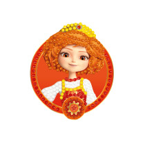 Кристальная ( алмазная) мозаика  " ФРЕЯ" TSR- 042 магнит " Варя" 8 х 9 см