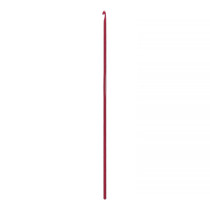 Для вязания " Gamma" CH- 15 крючок цв. алюминий d 2. 5 мм 15 см в чехле красный