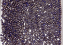 Бисер Япония круглый 11/0 10г 1701 синий, позолоченный 24К мраморный